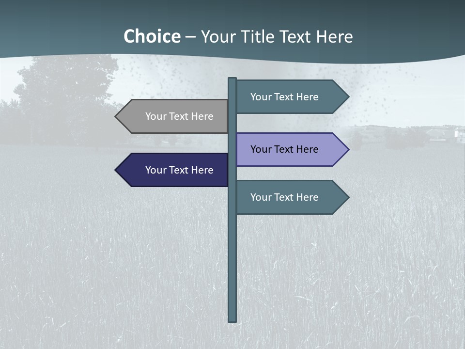 Morning Rain Raging PowerPoint Template