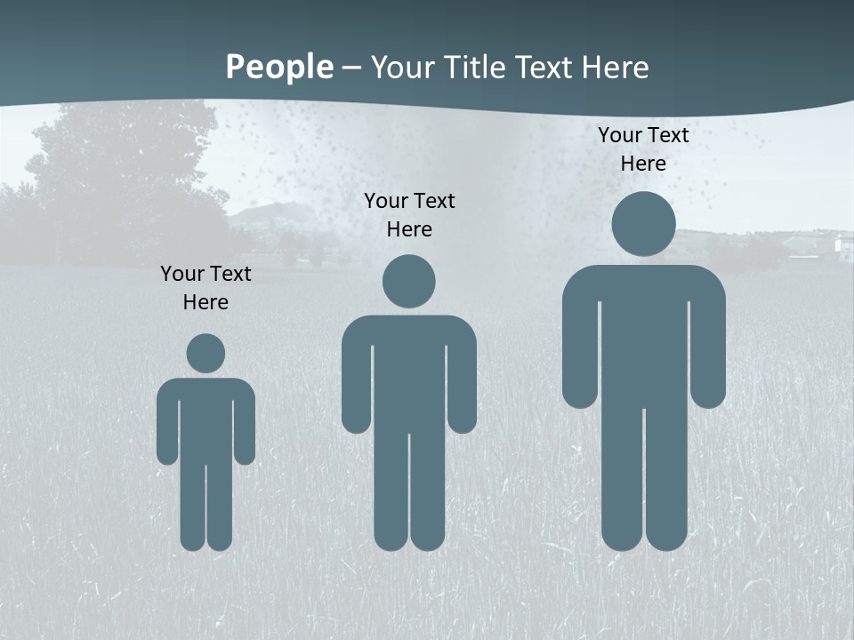 Morning Rain Raging PowerPoint Template