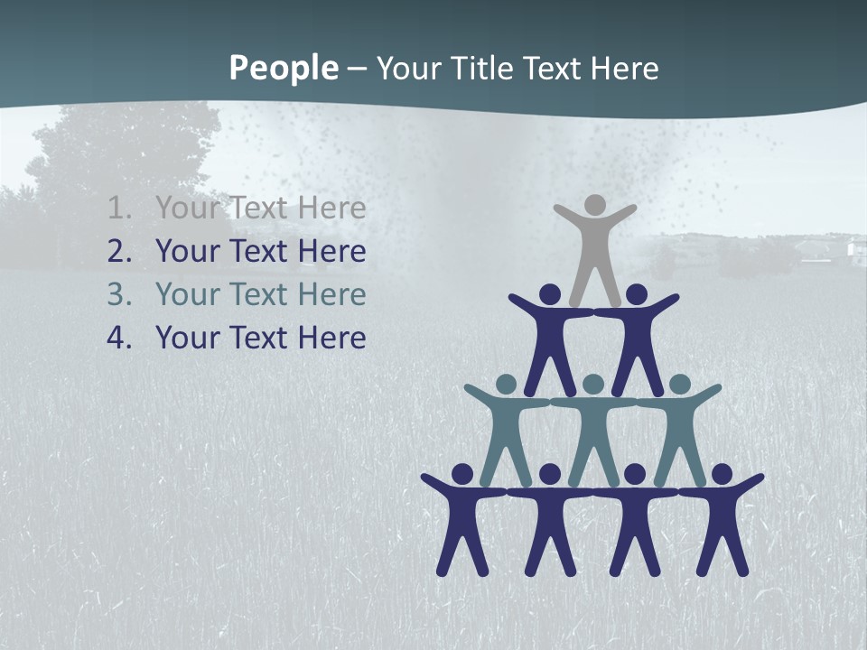 Morning Rain Raging PowerPoint Template