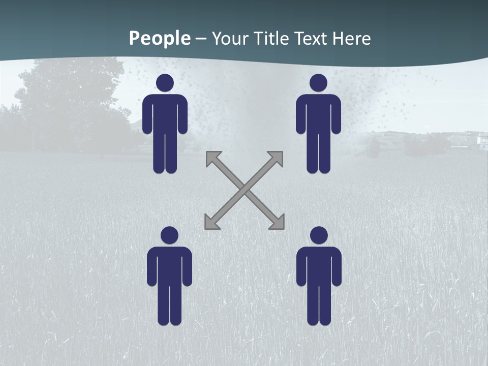 Morning Rain Raging PowerPoint Template