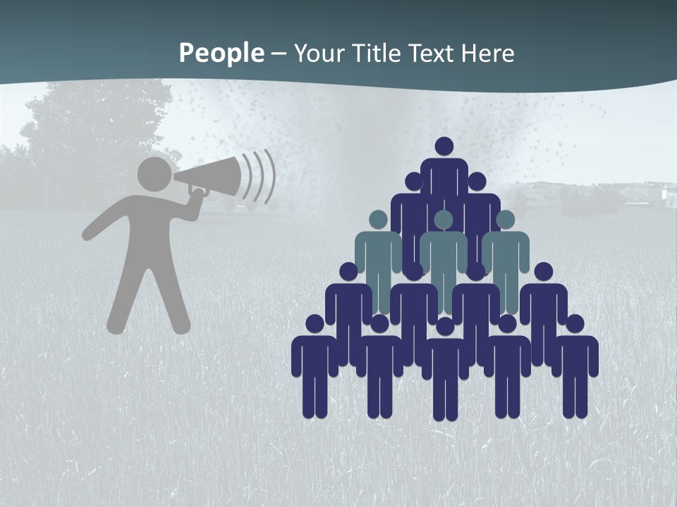 Morning Rain Raging PowerPoint Template