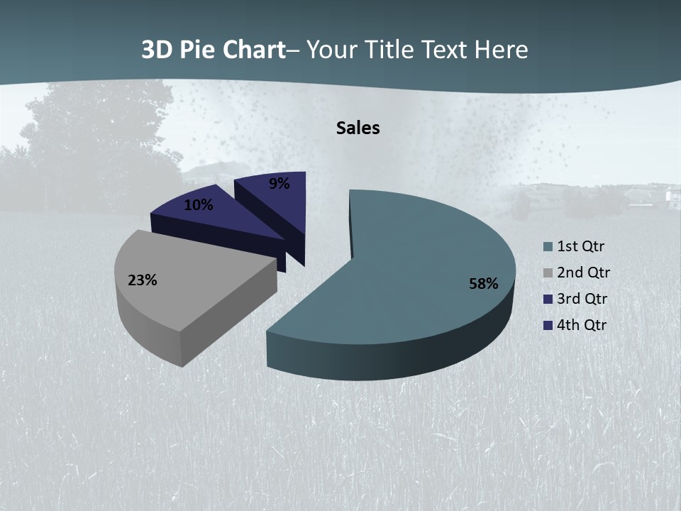 Morning Rain Raging PowerPoint Template