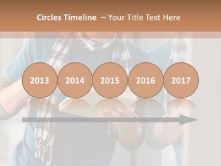Male Blond Indoors PowerPoint Template
