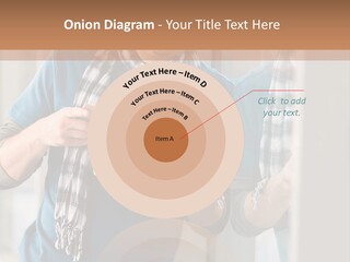 Male Blond Indoors PowerPoint Template