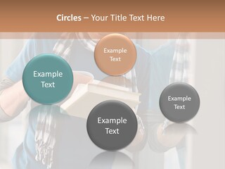 Male Blond Indoors PowerPoint Template