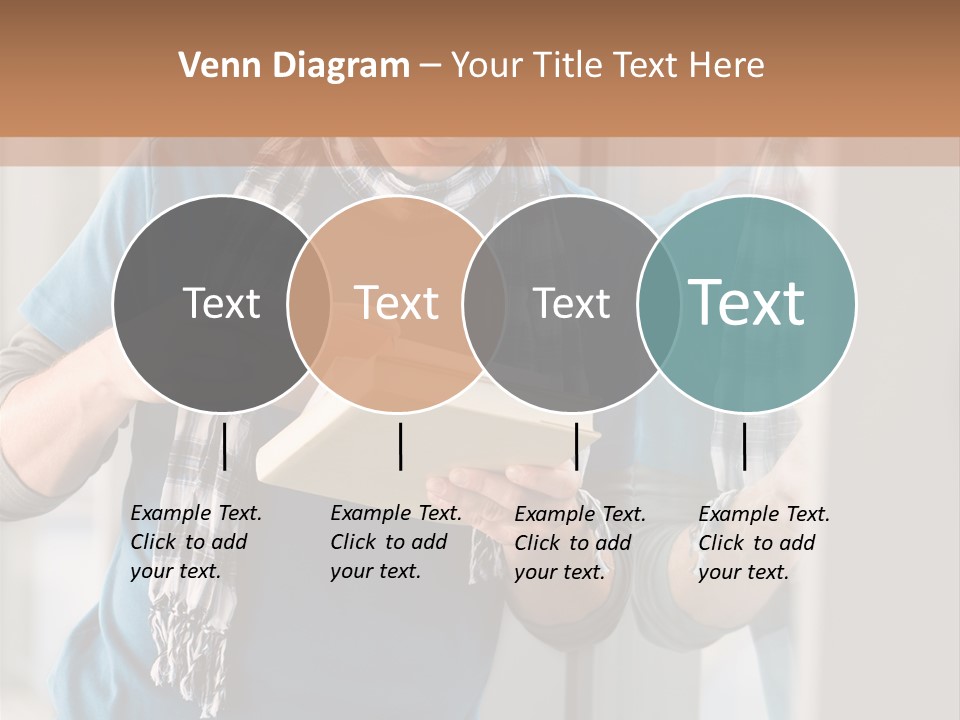 Male Blond Indoors PowerPoint Template