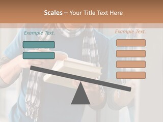 Male Blond Indoors PowerPoint Template