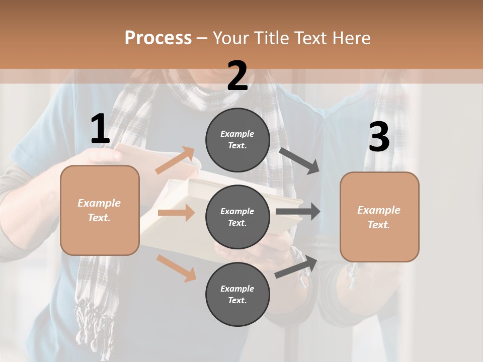 Male Blond Indoors PowerPoint Template