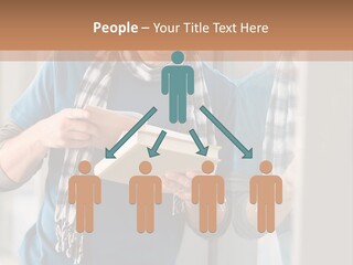 Male Blond Indoors PowerPoint Template