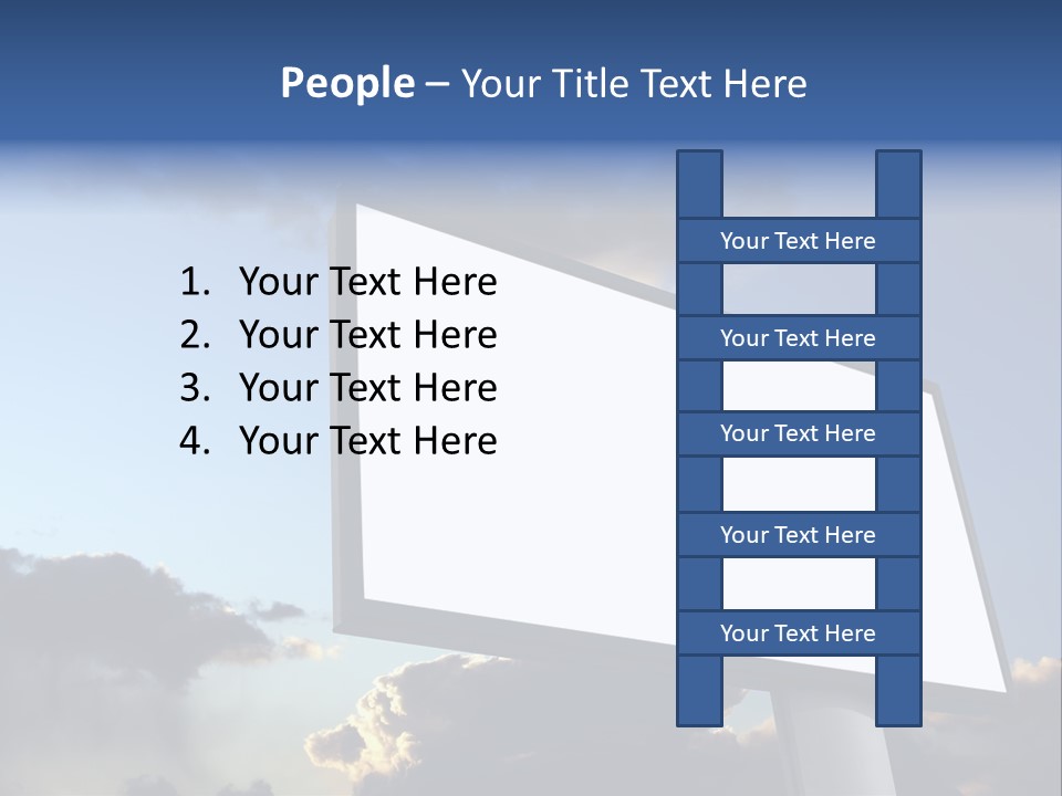 White Billboards PowerPoint Template