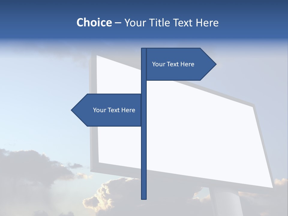 White Billboards PowerPoint Template