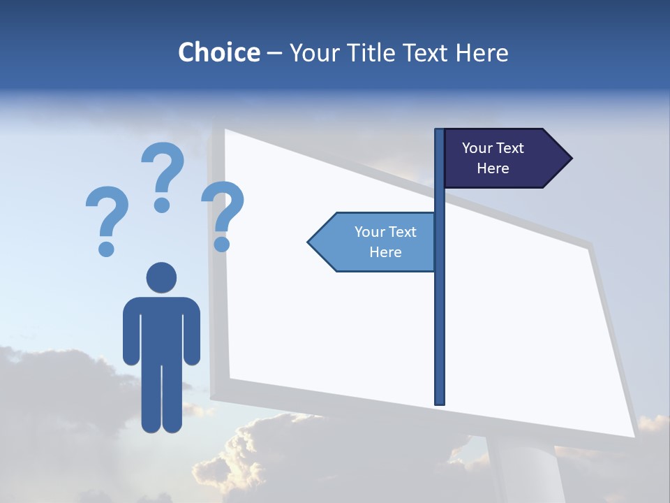 White Billboards PowerPoint Template