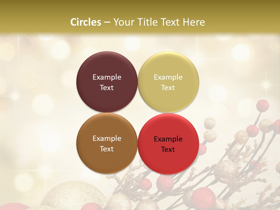 Christmas Balls PowerPoint Template