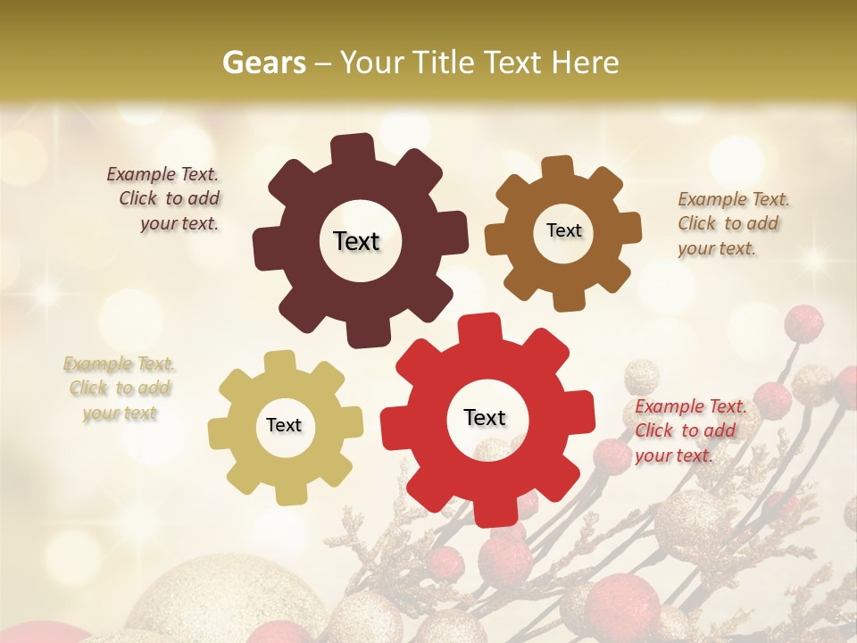 Christmas Balls PowerPoint Template