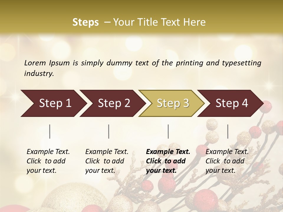 Christmas Balls PowerPoint Template
