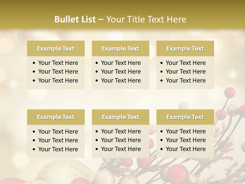 Christmas Balls PowerPoint Template