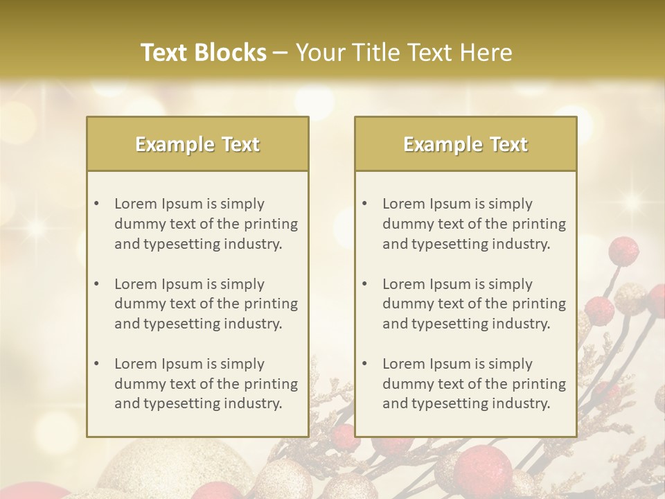 Christmas Balls PowerPoint Template