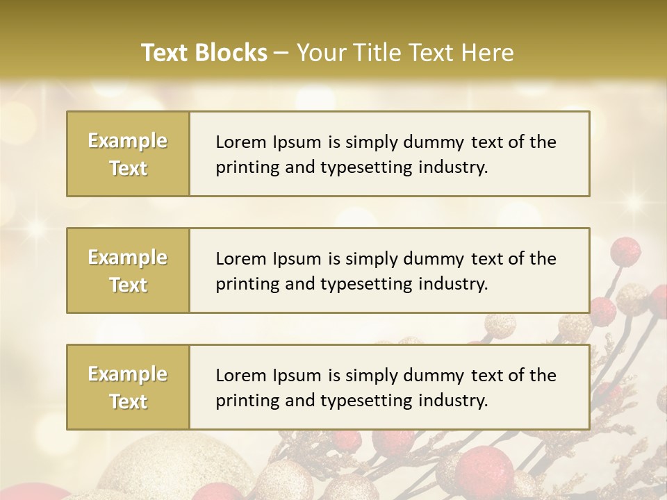 Christmas Balls PowerPoint Template