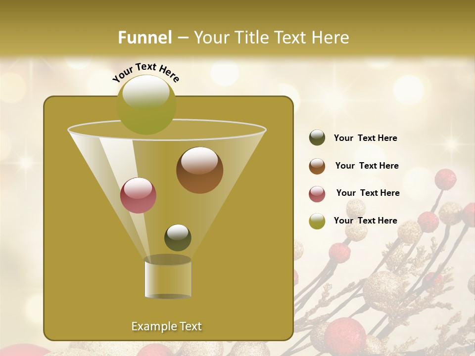 Christmas Balls PowerPoint Template