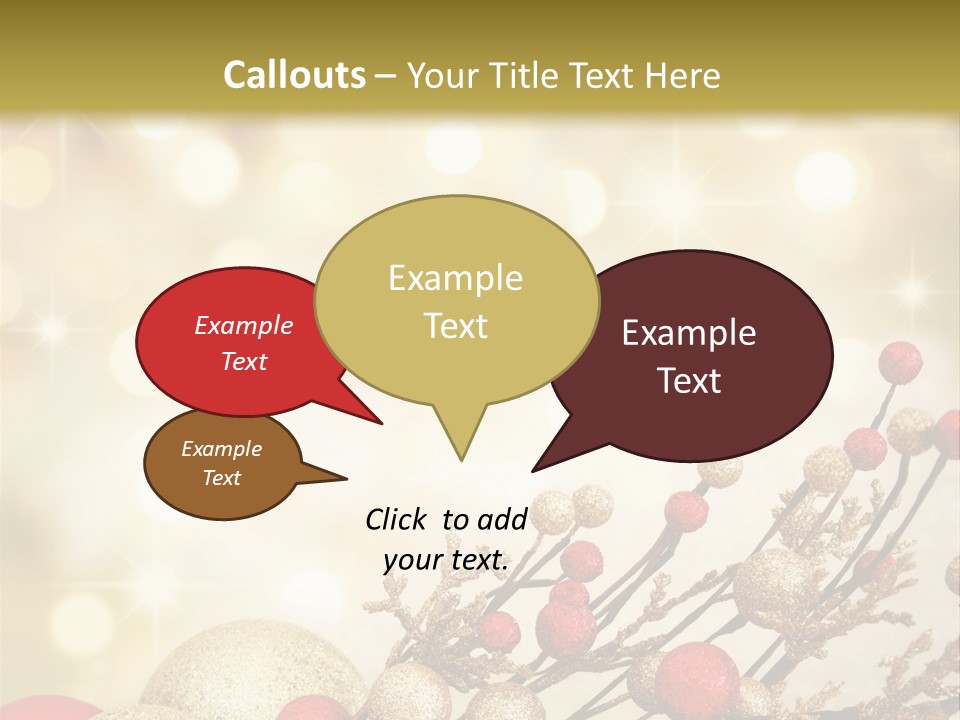 Christmas Balls PowerPoint Template