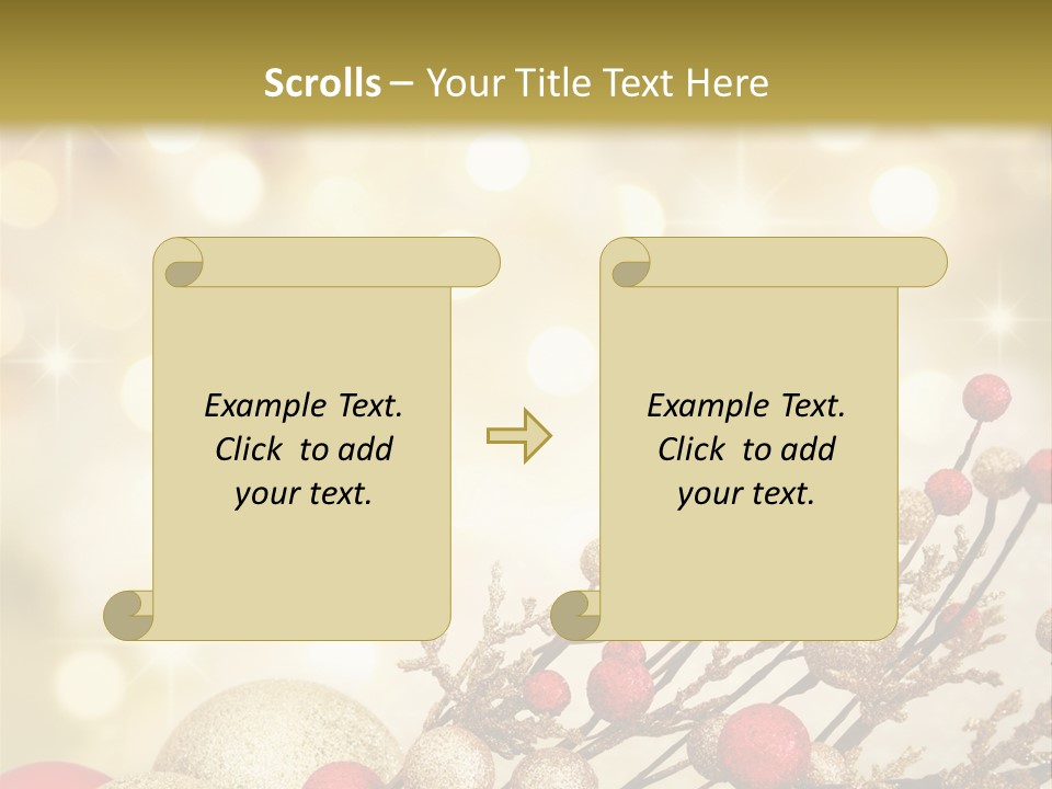 Christmas Balls PowerPoint Template