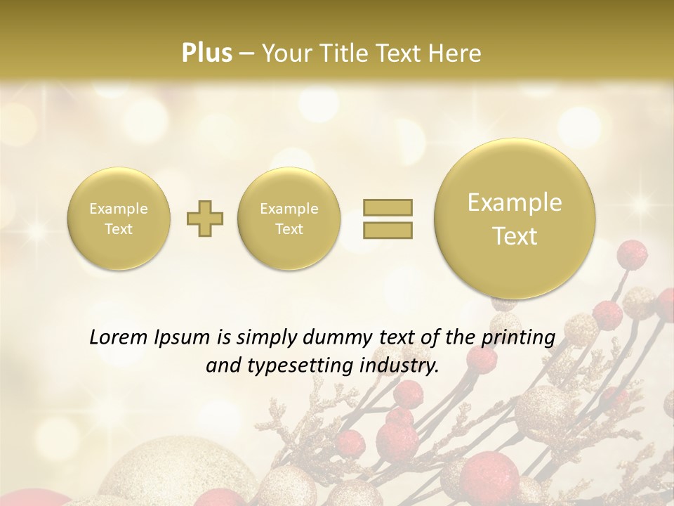 Christmas Balls PowerPoint Template