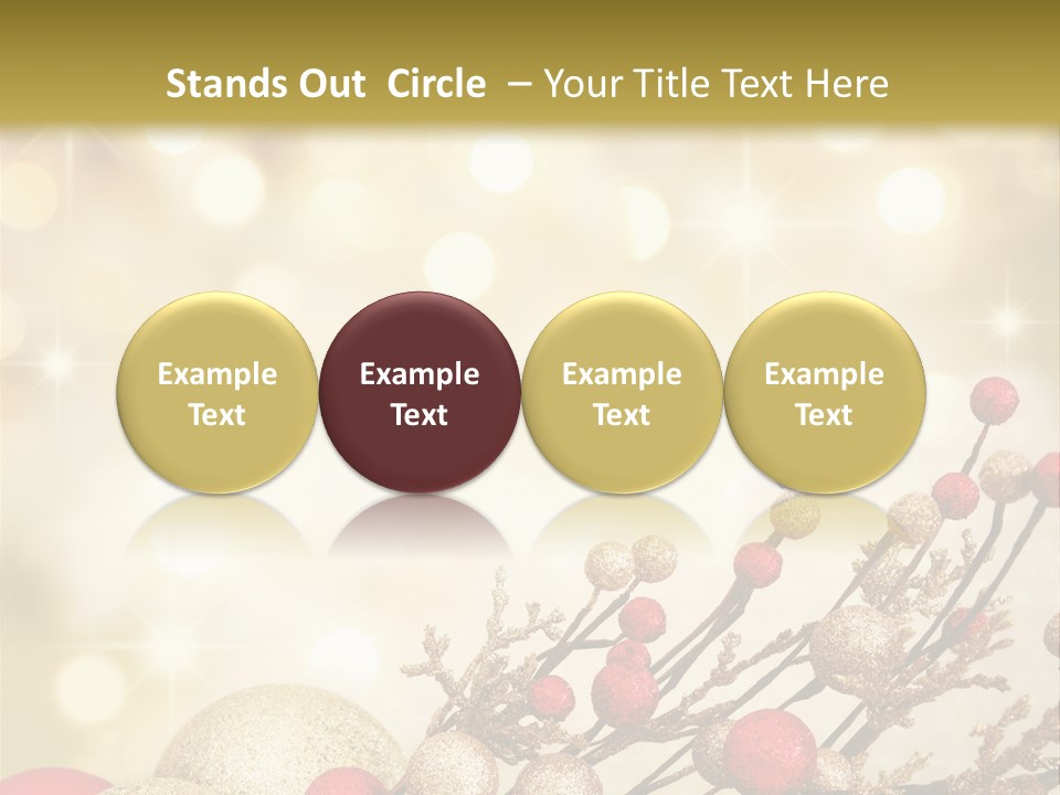 Christmas Balls PowerPoint Template