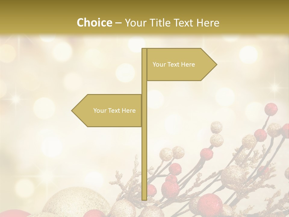 Christmas Balls PowerPoint Template