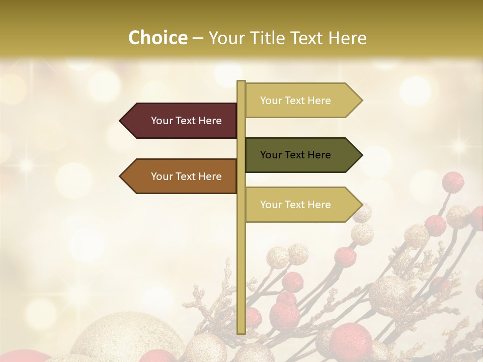 Christmas Balls PowerPoint Template