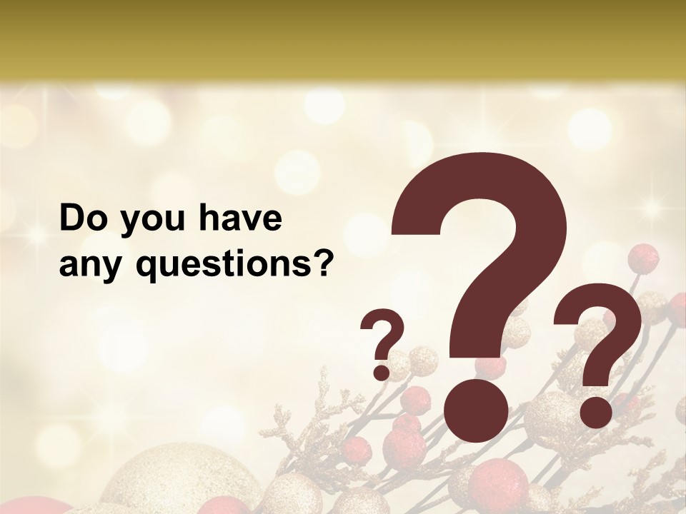 Christmas Balls PowerPoint Template