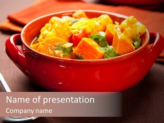 Curry Indien PowerPoint Template