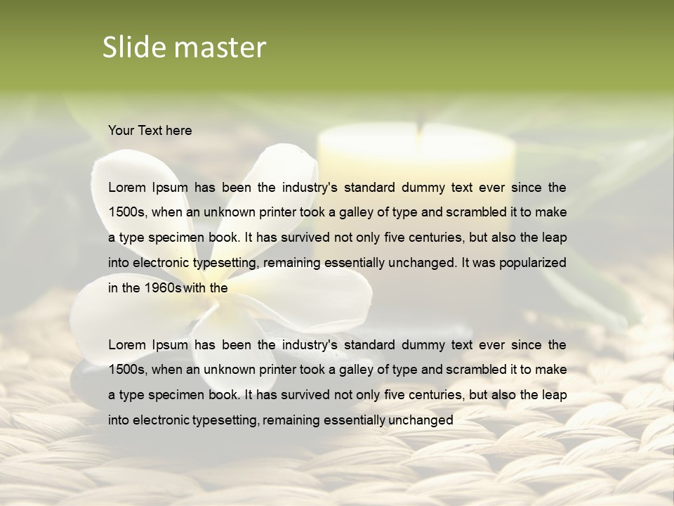 Desktop Spa PowerPoint Template