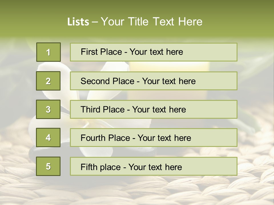 Desktop Spa PowerPoint Template