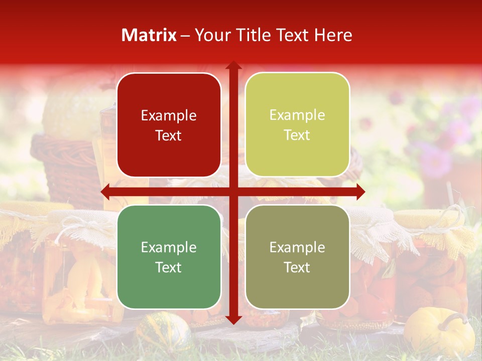 Conservas De Alimentos PowerPoint Template