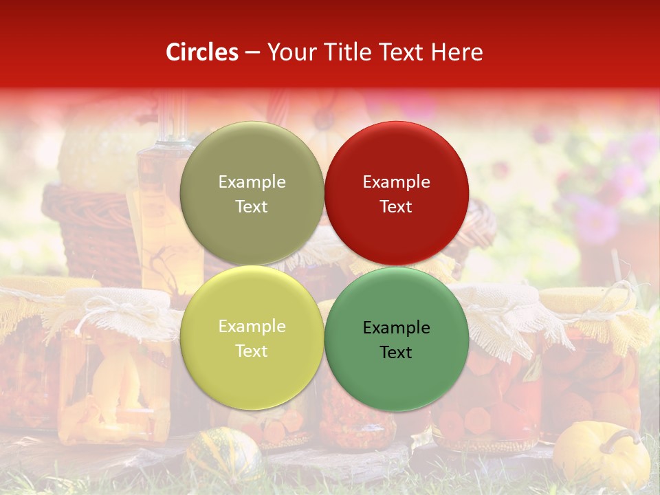 Conservas De Alimentos PowerPoint Template