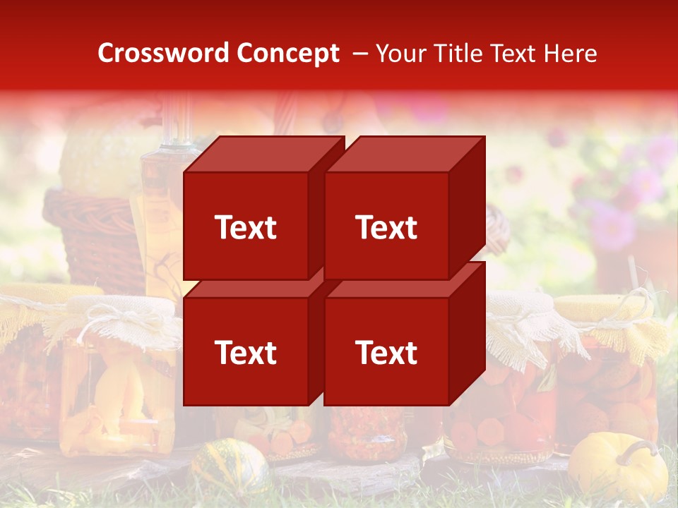 Conservas De Alimentos PowerPoint Template