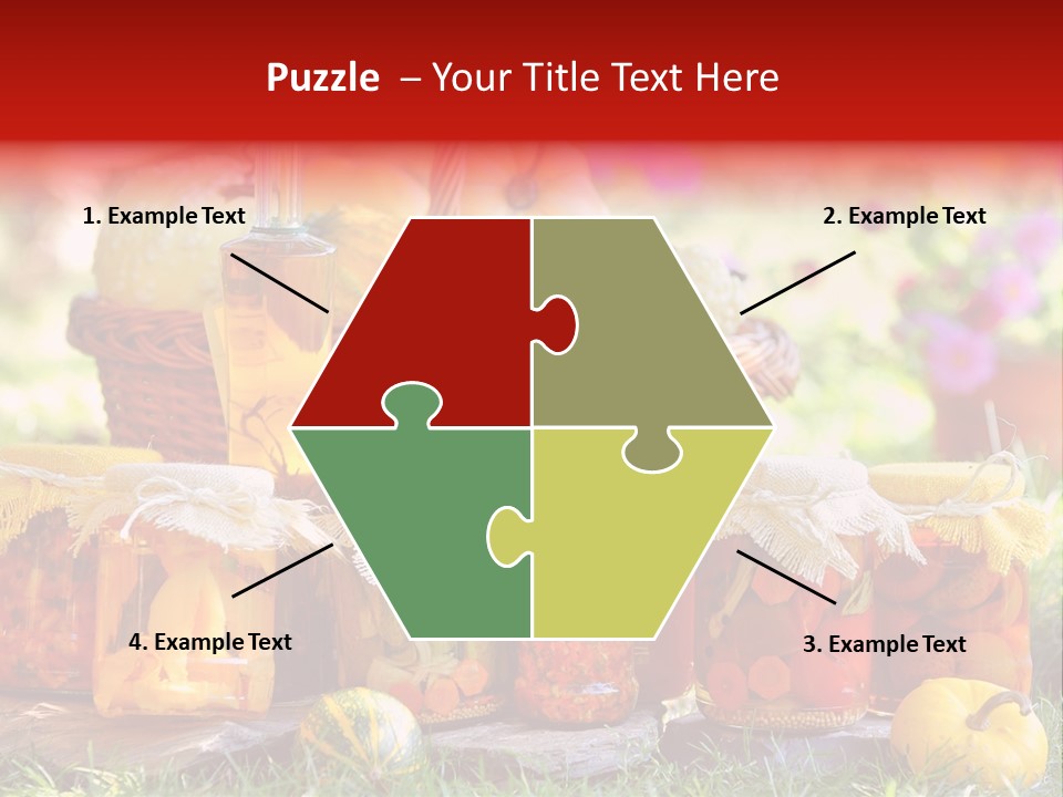 Conservas De Alimentos PowerPoint Template
