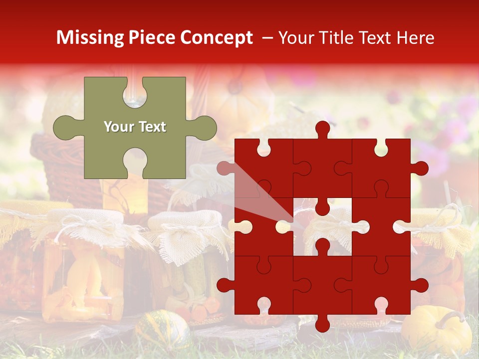 Conservas De Alimentos PowerPoint Template