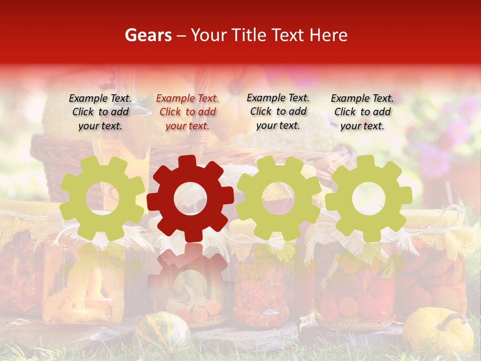 Conservas De Alimentos PowerPoint Template