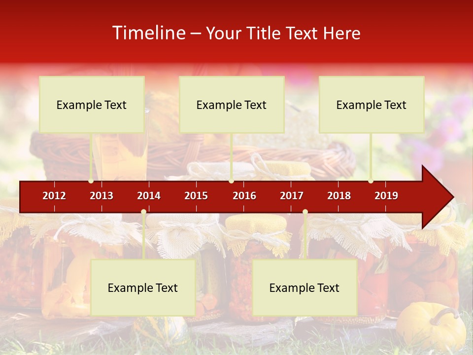 Conservas De Alimentos PowerPoint Template