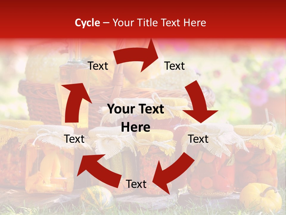 Conservas De Alimentos PowerPoint Template