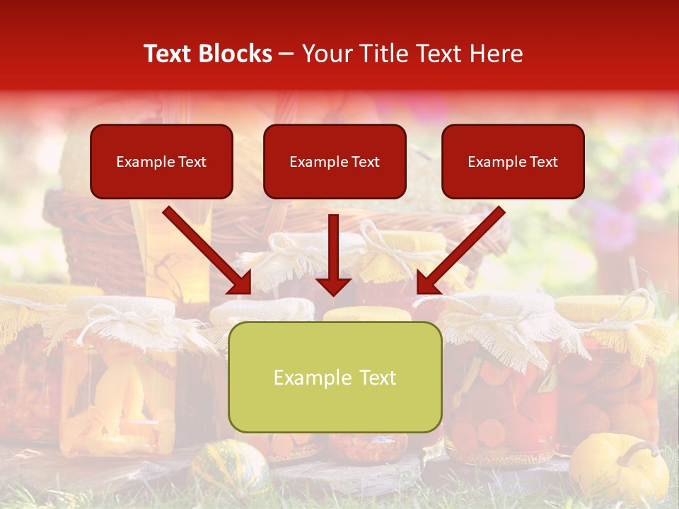Conservas De Alimentos PowerPoint Template