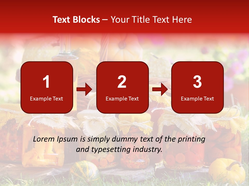 Conservas De Alimentos PowerPoint Template