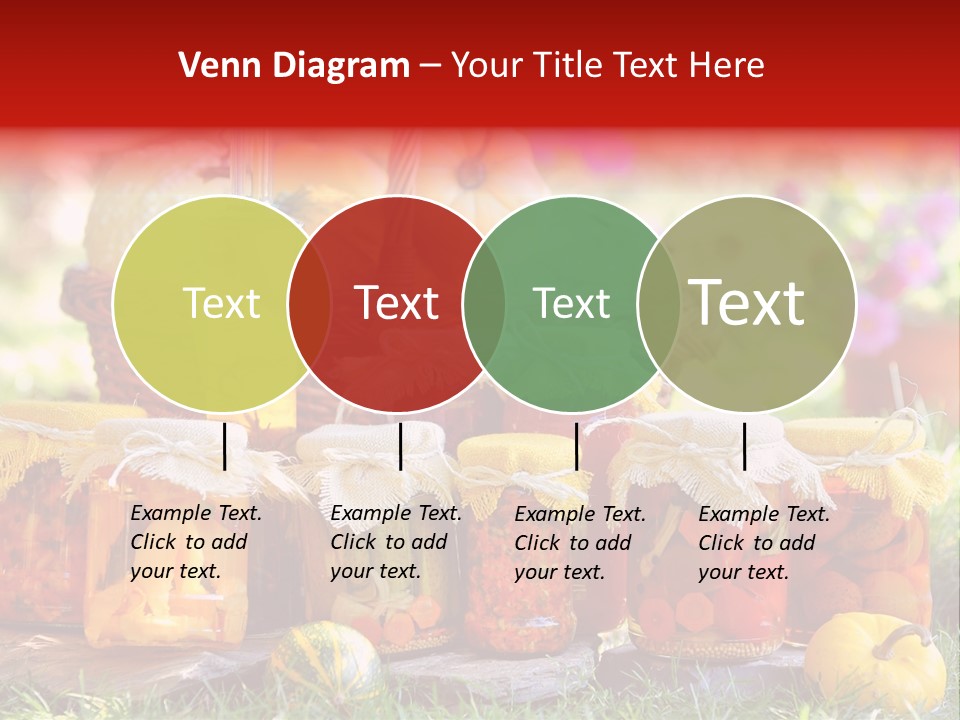 Conservas De Alimentos PowerPoint Template