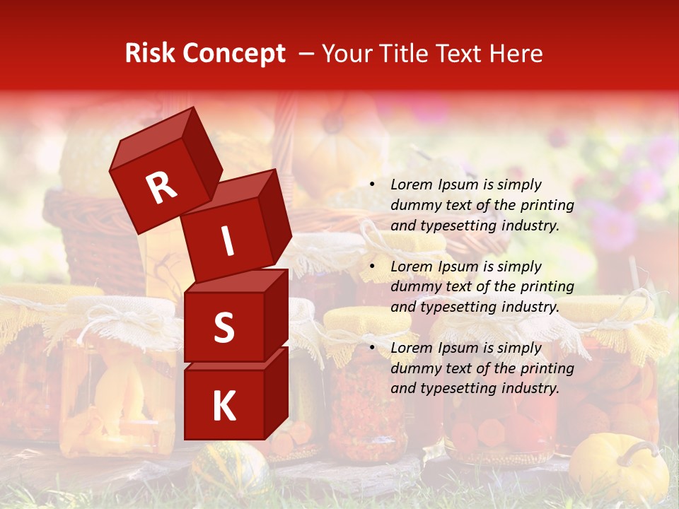 Conservas De Alimentos PowerPoint Template