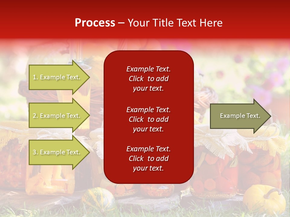Conservas De Alimentos PowerPoint Template