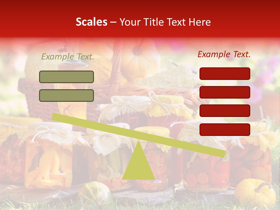 Conservas De Alimentos PowerPoint Template