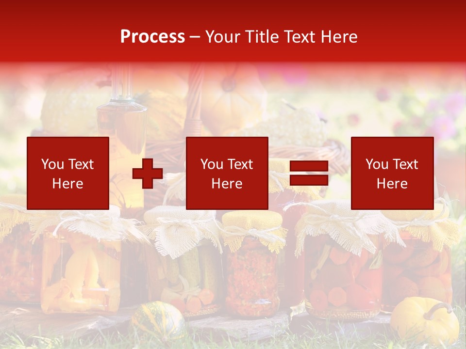 Conservas De Alimentos PowerPoint Template