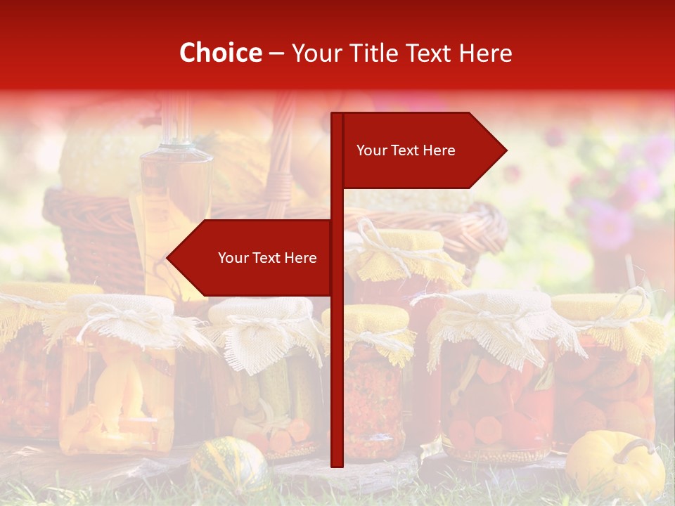 Conservas De Alimentos PowerPoint Template