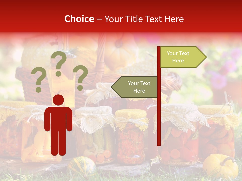 Conservas De Alimentos PowerPoint Template